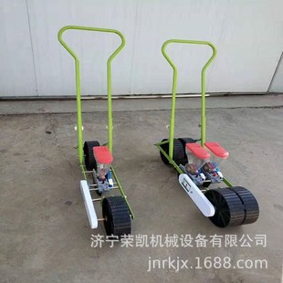 单行人推蔬菜播种机 一机多用蔬菜颗粒播种机 精量人力谷子播种机
