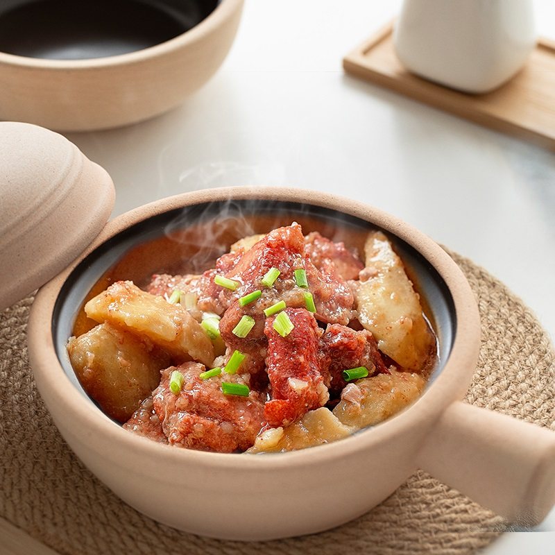 广式啫啫煲砂锅商用耐高温燃气炖锅石锅拌饭煲仔饭专用老式土砂锅