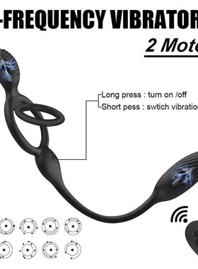 Strapon Penis Anal Plug Vibrators For Men Cock Ring Delay