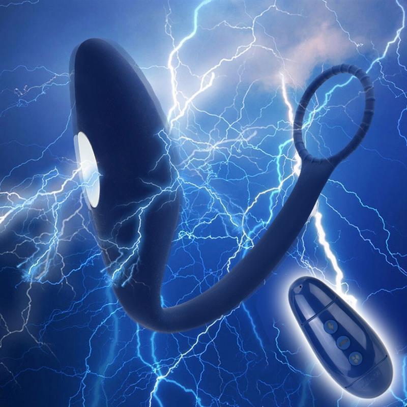 Wireless Remote Control Electric Shock Prostate Massager Gay