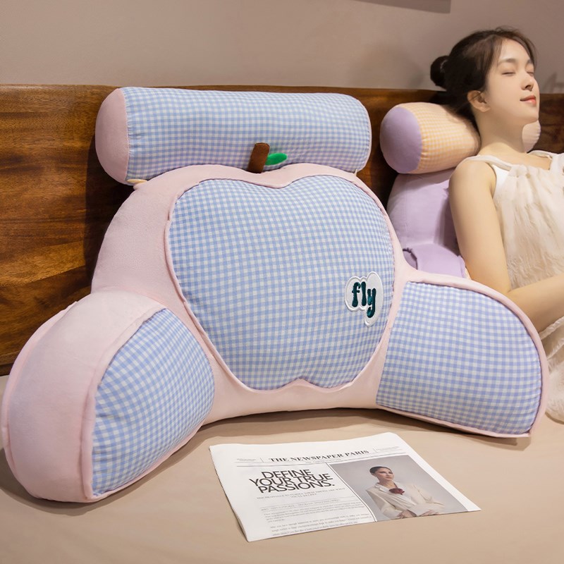 多巴胺床头靠垫靠背枕床上看书枕头沙发抱L枕女生睡觉专用护腰靠