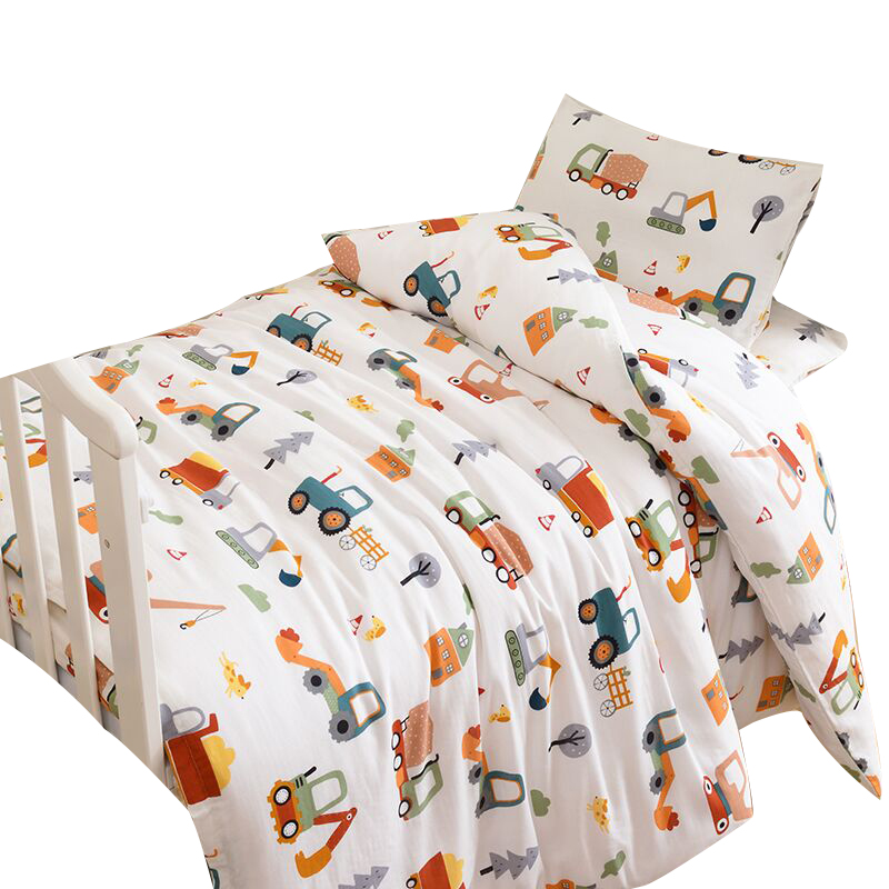 a类双层纱儿童被套120x150cm纱布纯棉被罩160x210夏天180x200定做