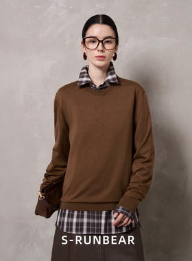 S-RUNBEAR圆领长袖毛衣