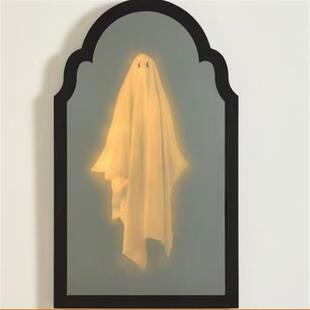 跨境Halloween decoration ghost mirror 万圣节幽灵镜子装饰摆件