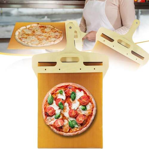跨境 Sliding Pizza Peel 披萨收纳板 烘焙用具滑动披萨铲