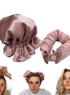 Tiktok新款无热卷发棒BUN BONS卷发罩套装大波浪睡眠懒人卷发神器