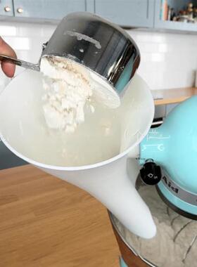 跨境新款 适用于Artisan Ksm150 5夸特搅拌器面粉漏斗Flour Funne