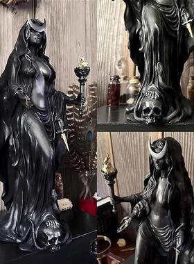 跨境万圣节Hekate NiktipolosThe Witch ofThe Night黑夜女巫摆件