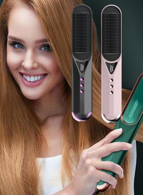 hair roller Style curler 热风梳电动卷发棒直发梳器两用负离子
