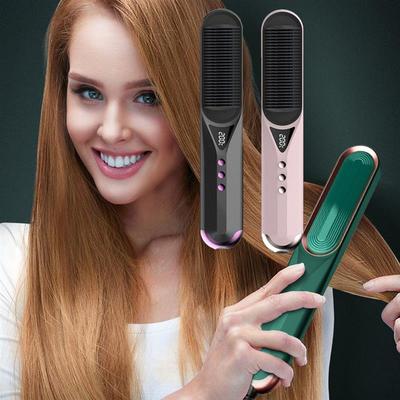 hair roller Style curler 热风梳电动卷发棒直发梳器两用负离子