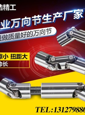 WSD单双节十g字万向节联轴器WSSP伸缩万向节接头高精密滚针轴承GA