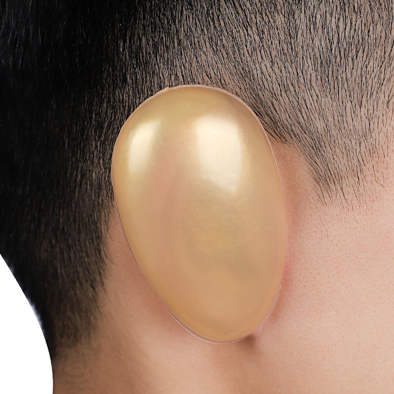 10对装美发染发橡胶焗油耳v套防水护耳朵保护套遮耳罩发廊成人家