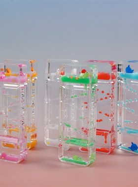 【沙漏爬楼梯】6个R颜色桌面摆件