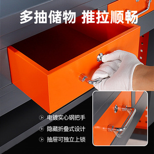 重型钳工工作台车间维修操作台实验室防静电台钳工作台工具置物架