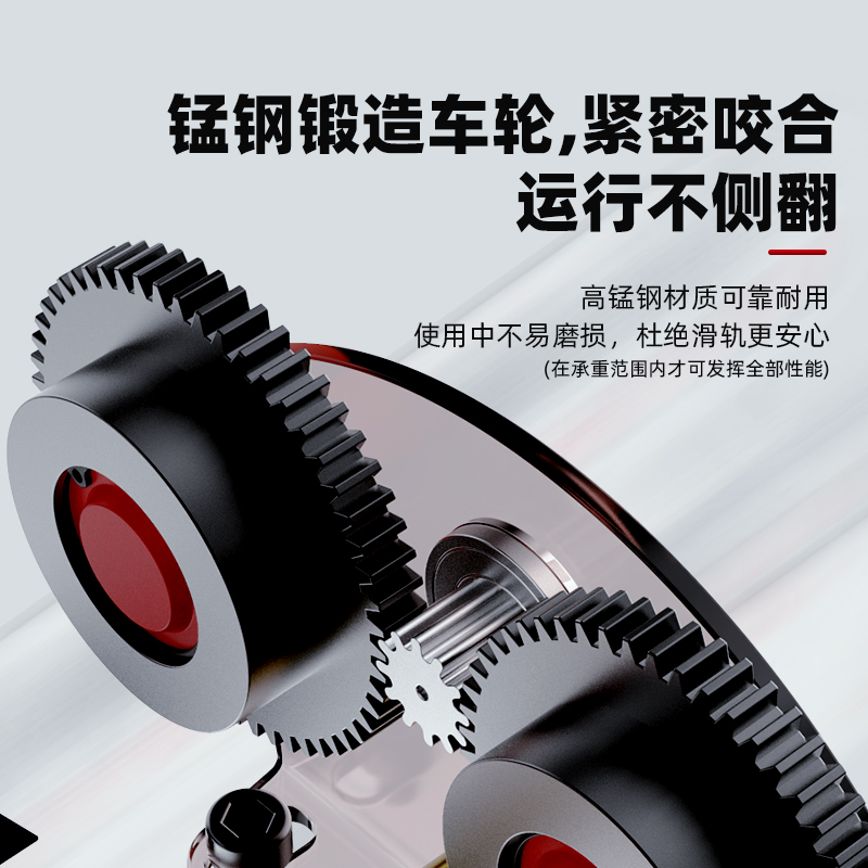 巨达 微型电动葫芦220v家用带跑车航吊起重机05t/1吨行车小吊机