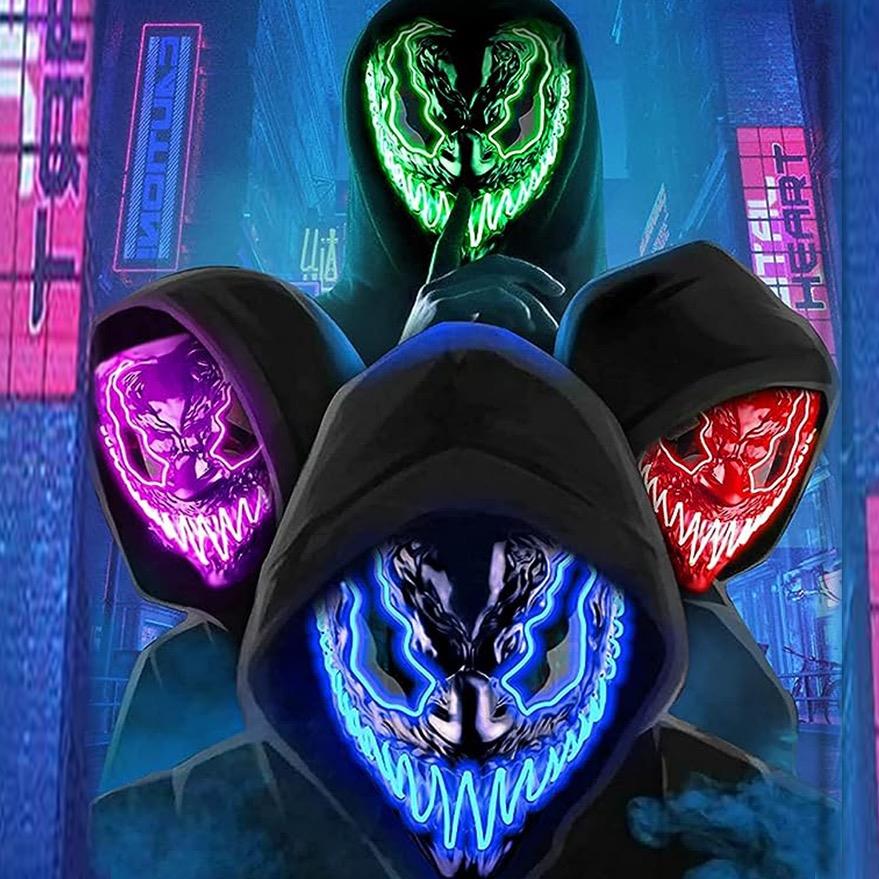 Halloween Mask万圣节面具恐怖全脸儿童小丑骷髅毒液鬼脸恐怖