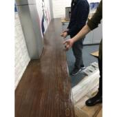 实木墙上一字隔板层板置物架隔板挂墙书桌小户型电脑桌壁挂吧台桌