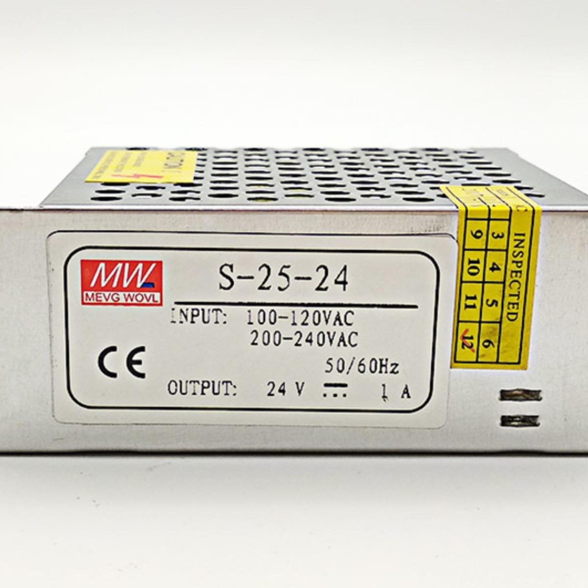 明纬开关电源 LRS/NES/RS/MS/S-25-24 24V1A 5V5A 12V2A 15V 25W
