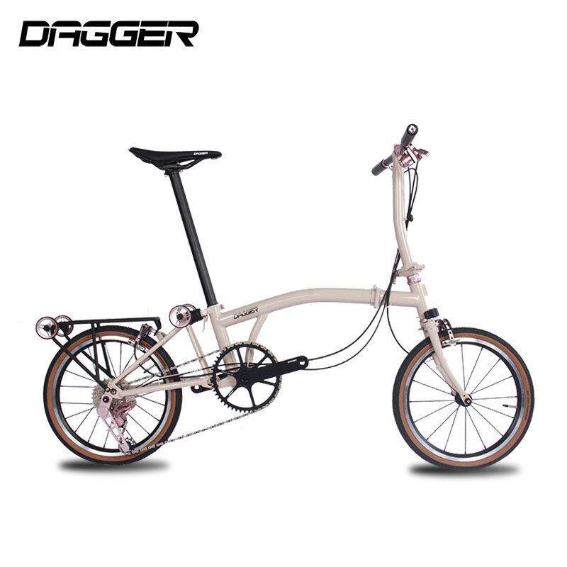 DAGGER国布小布折叠自行车7速碳纤维夹器推行349自行车CNC配件