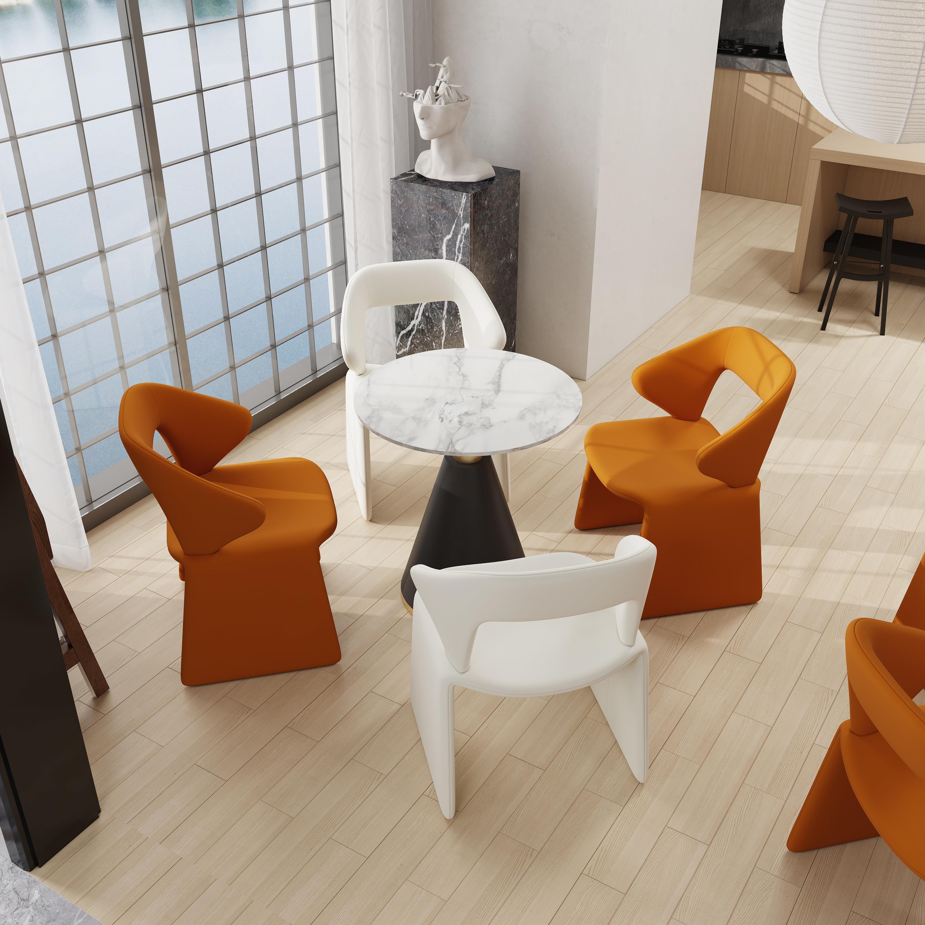 现代简约餐椅咖啡厅网红休闲沙发会客售楼处接待洽谈商务桌椅组合