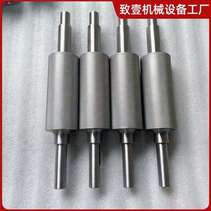 无动力滚筒不锈钢滚轮流水线托辊包胶滚轴传送带主动从动链轮辊筒