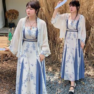 中国风气质汉服两件套微胖mm改良版 2025新款 新式 2353轩辰大码 女装