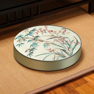 蒲团垫坐垫圆形垫子地上打坐垫坐墩禅修垫佛家跪拜垫拜佛座垫 中式