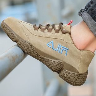 劳保鞋 刚 男轻便透气软底老保工地工作鞋 防砸防刺穿包头电焊防护鞋