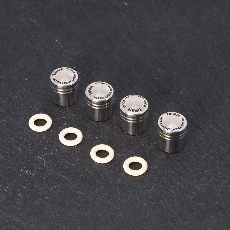 TIFAN钛合金防水气门嘴帽轮胎汽帽个性气芯盖汽车防锈防漏汽嘴帽