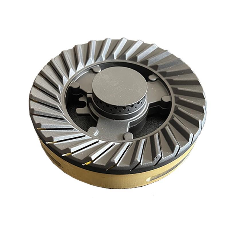 125燃气灶火盖适用亿田帅丰普森板川集成灶具配件炉头铜芯灶头帽