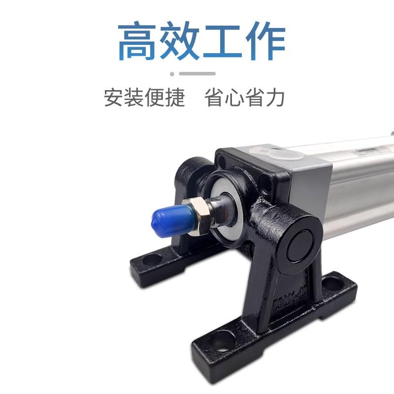 亚德客SAI气缸附件前中摆F-SI32/40/50/63/80/100/125FTC前盖耳轴
