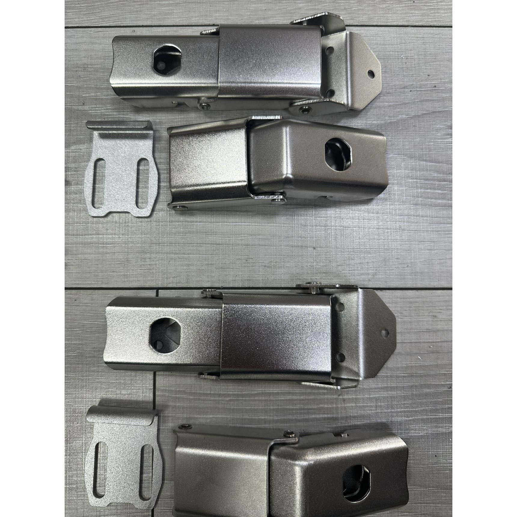 摩托车尾箱安装配件大全快拆底座摩托车铝合金尾箱卡扣合页锁配件