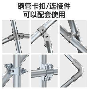 6分镀锌钢管25mm镀锌管空心圆管晾衣杆管子32/48搭架子脚手架铁管