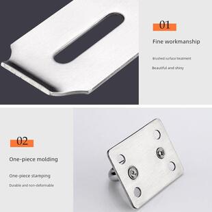 免打孔不锈钢老式门锁扣插销门栓90度直角门鼻搭扣锁挂锁门搭锁扣