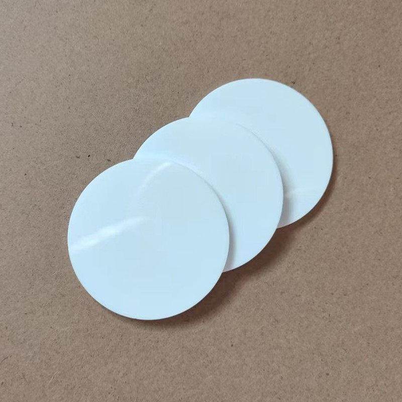 白色圆形压克力板定制有机玻璃板磨砂乳白奶白瓷白圆板圆盘圆片