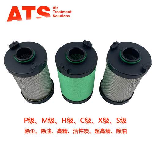 ATS压缩空气精密过滤器滤芯0070EM 0045EH 激光空压机除油0125ES