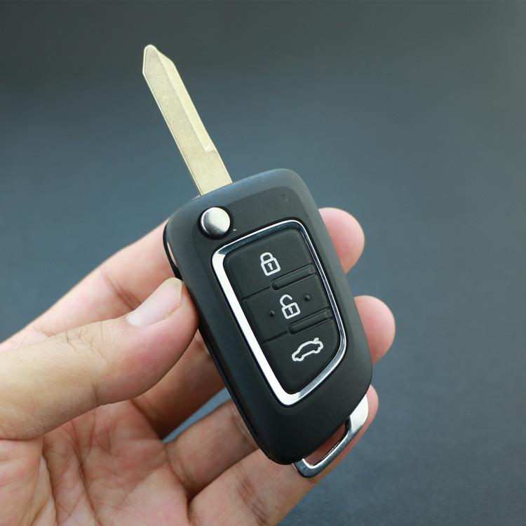 东风风神A30/AX3/AX7/AX4/AX5/E70富康折叠遥控器钥匙胚替换外壳