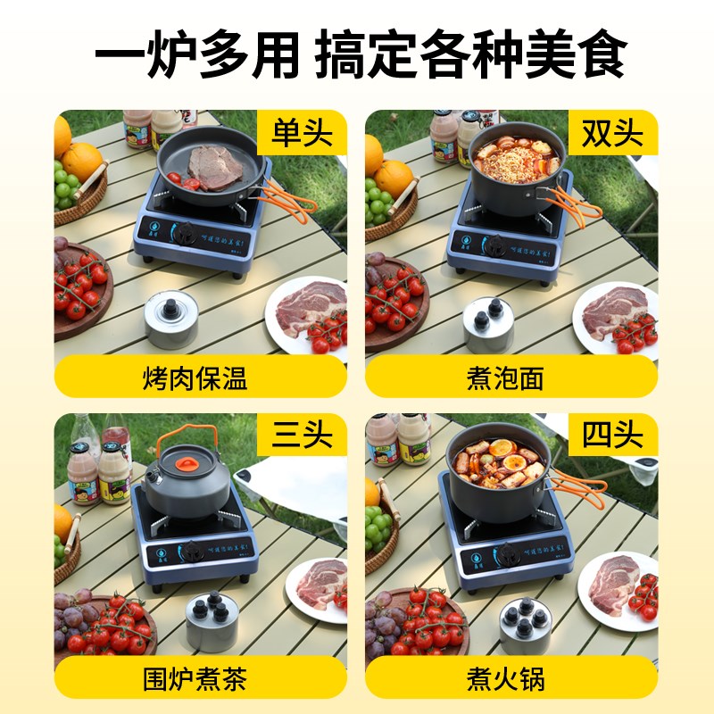 环保油燃料罐炉商用小火锅酒精炉户外露营便携式炊具非卡式炉
