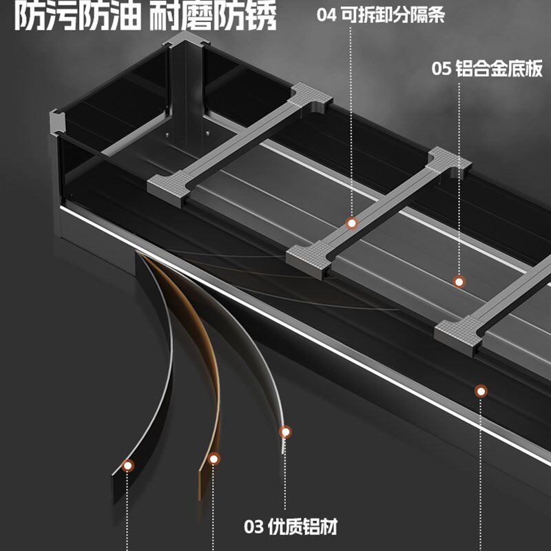 厨房大怪兽拉篮高柜小吃拉篮挂门板挂门宝与门宝多层储物架
