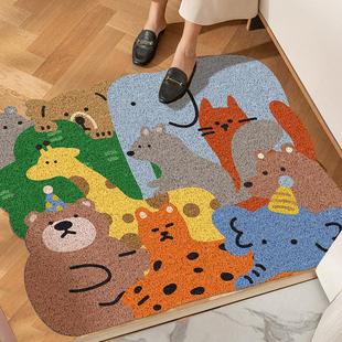 家用可切割丝圈地垫卡通入口地垫入口脚擦除尘耐磨入口地垫