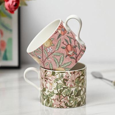 英国 Spode Morris&Co系列陶瓷马克杯咖啡杯水杯情侣对杯礼盒套装