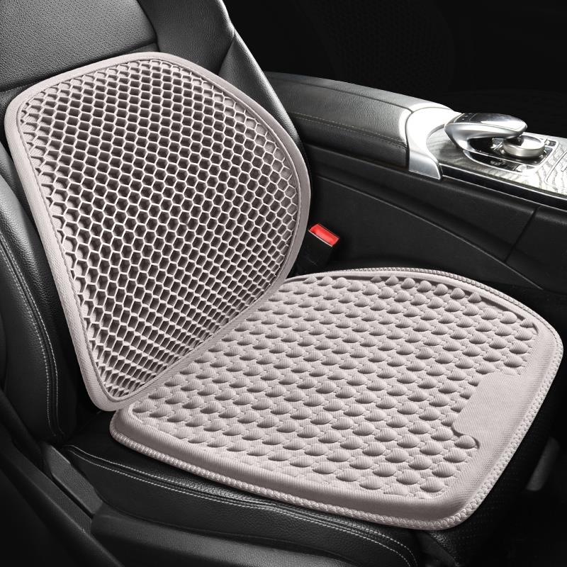 夏季汽车凉垫透气冰感坐垫镂空腰靠护腰办公室靠垫座椅腰托 托腰