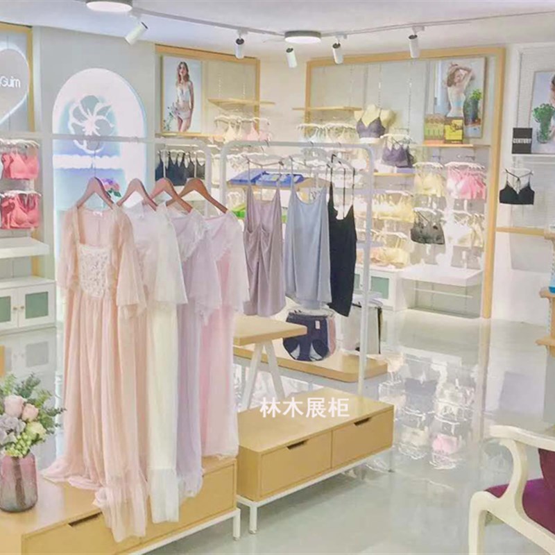内衣展示柜 店铺内衣店货架展示架内裤中岛架子内衣货柜文胸展柜