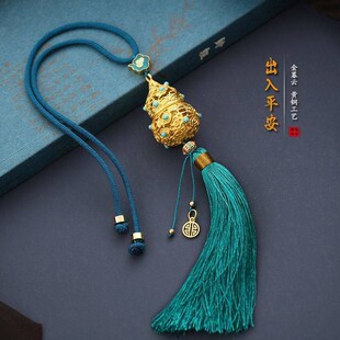 饰品 杭州灵隐保平安汽件车挂葫芦车内香薰挂饰车载后视镜吊车饰装