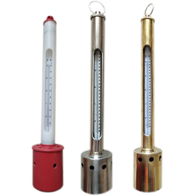 海水淡水养殖用表水温套浅水水层测温铜壳不锈钢塑料套养鱼场水温