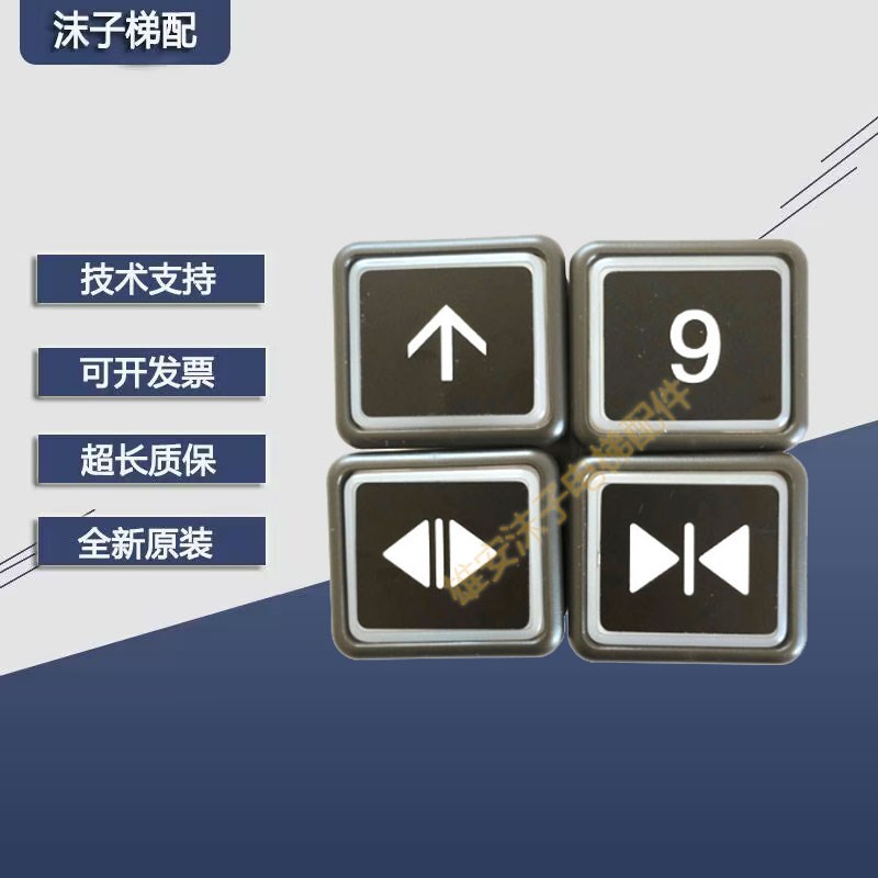 适用日立广日电梯按钮DL-PO2永大按键O-L方形字片AK2026 AR-4配件
