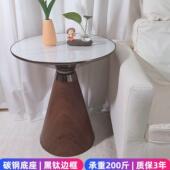 小桌子阳台小型创意直径60cm房间小圆桌沙发中间茶几客厅精致边几
