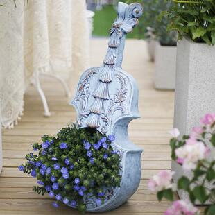 创意欧式造型花盆大号摆件阳台花园装饰个性布置庭院露台景观摆设