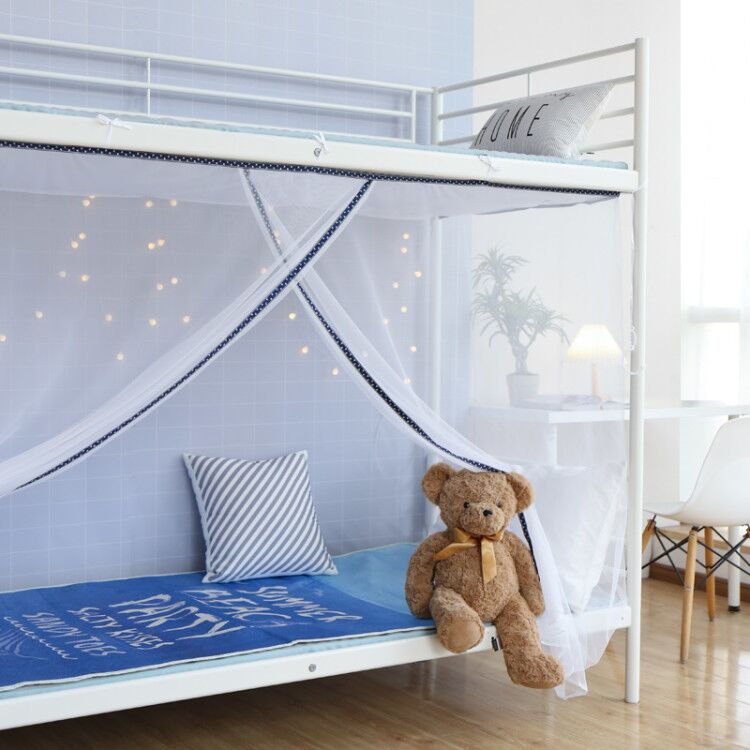 蚊帐学生宿舍加密加厚上铺单人0.9下铺通用1.2米床寝室儿童蚊帐男