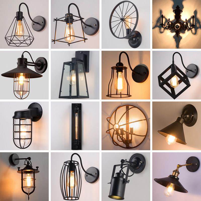 复古工业风壁灯loft个性过道楼梯灯餐厅咖啡厅酒吧入户阳台墙灯